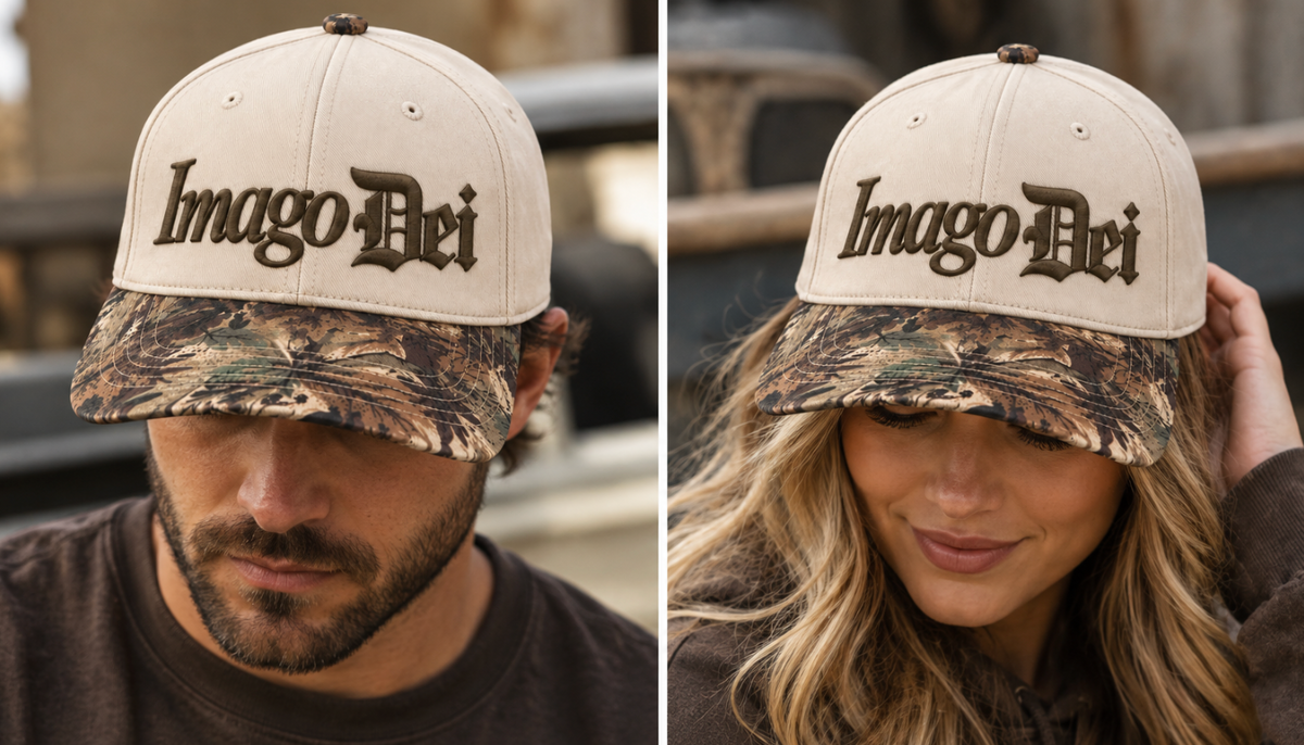 Imago Dei Hat  (Camo/Cream)