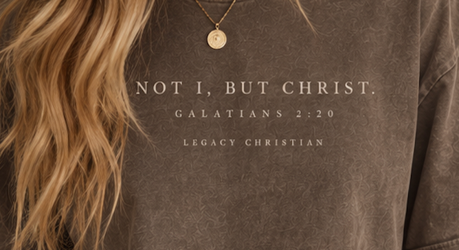 Not I, But Christ Tee
